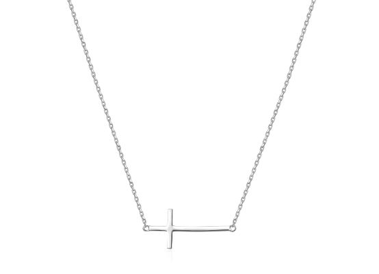 MOISS stříbrný náhrdelník KŘÍŽEK