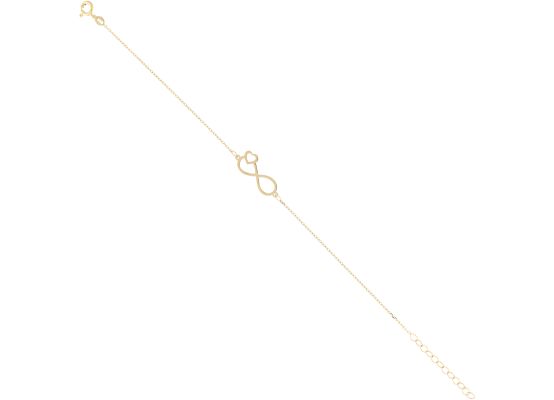 MOISS náramek ze žlutého zlata NEKONEČNO