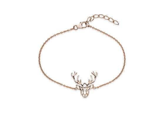 MOISS stříbrný náramek JELEN ROSE