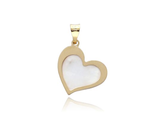 MOISS přívěsek ze žlutého zlata SRDCE