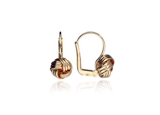 MOISS náušnice ze žlutého zlata