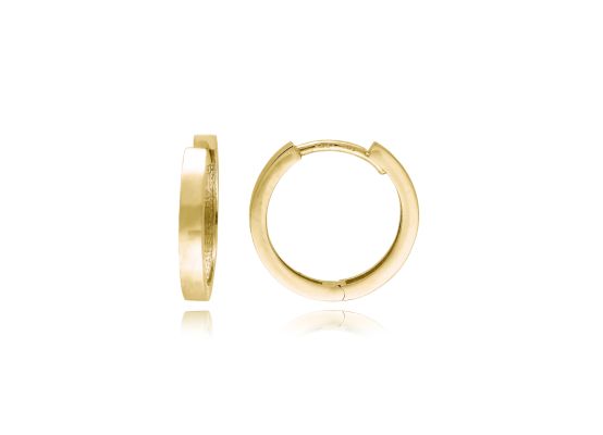 MOISS náušnice ze žlutého zlata