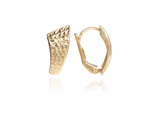 MOIIS náušnice ze žlutého zlata