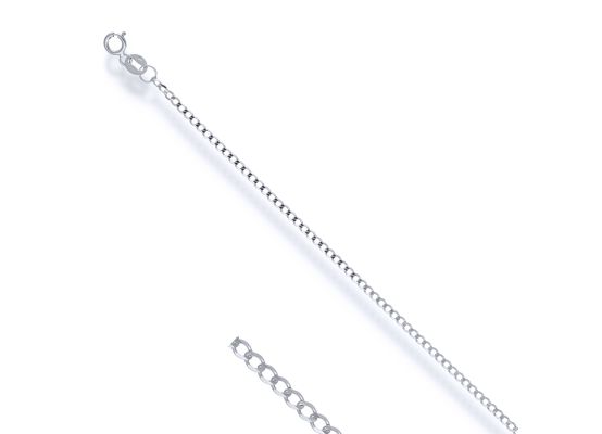 MOISS řetízek z bílého zlata PANCER