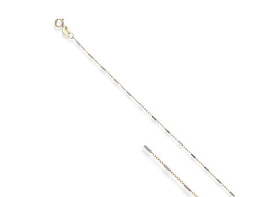 MOISS řetízkový náramek ze žlutého zlata ANKER