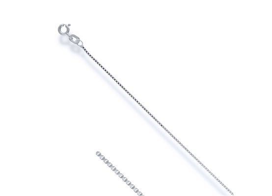 MOISS řetízek z bílého zlata BOX