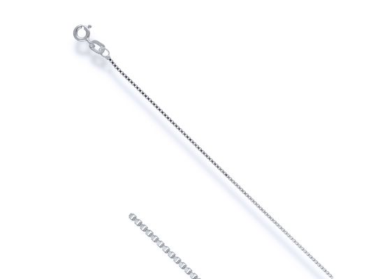 MOISS řetízek z bílého zlata BOX