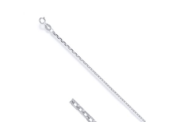 MOISS řetízek z bílého zlata ANKER