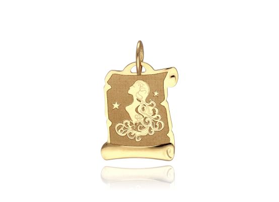 MOISS přívěsek ze žlutého zlata PANNA