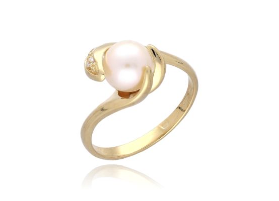 MOISS prsten ze žlutého zlata