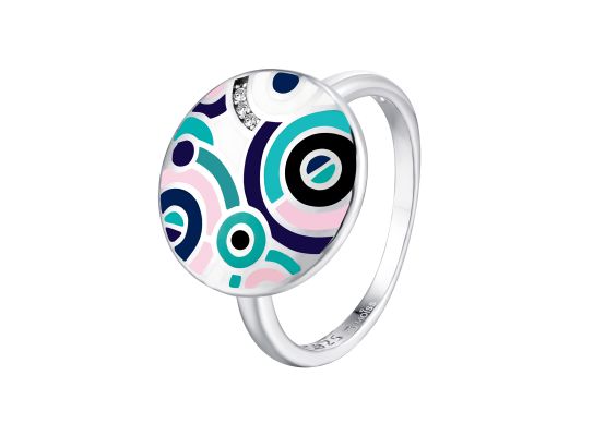 MOISS stříbrný prsten SMALT