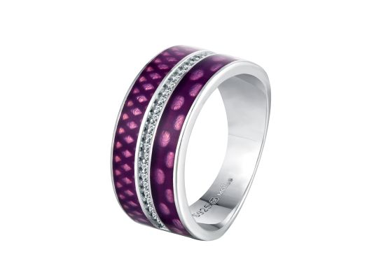 MOISS stříbrný prsten SMALT