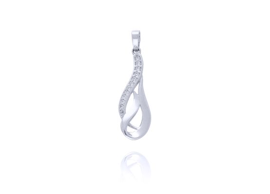 MOISS přívěsek z bílého zlata