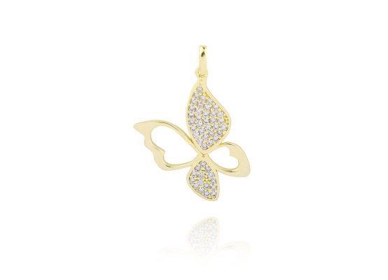 MOISS přívěsek ze žlutého zlata MOTÝL