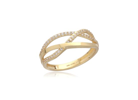 MOISS prsten ze žlutého zlata