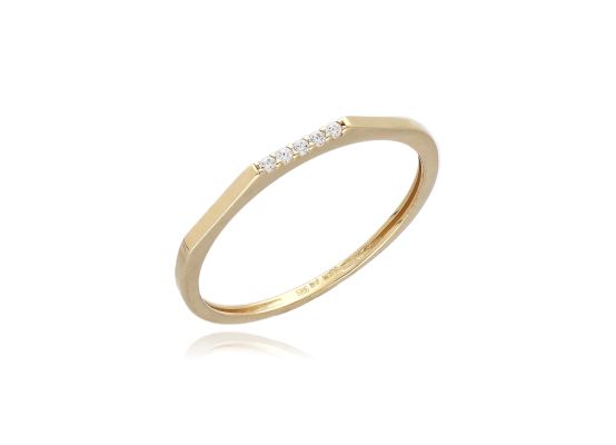 MOISS prsten ze žlutého zlata