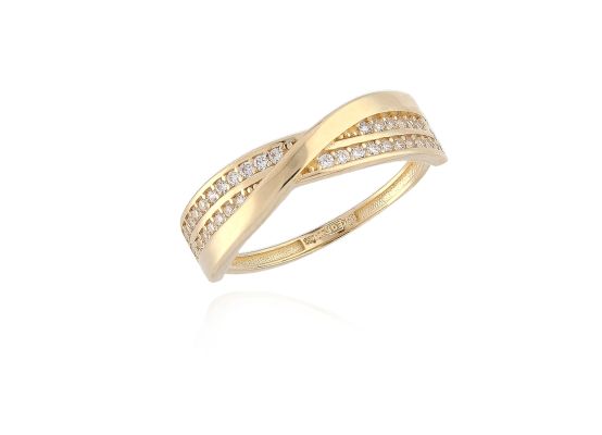 MOISS prsten ze žlutého zlata