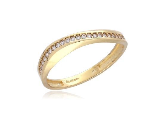 MOISS prsten ze žlutého zlata