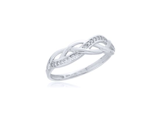 MOISS prsten z bílého zlata