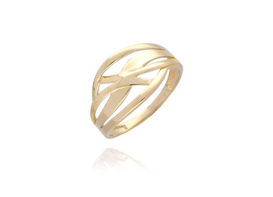MOISS prsten ze žlutého zlata