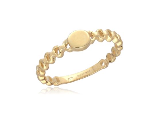 MOISS náušnice ze žlutého zlata