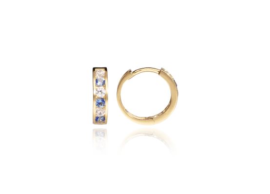 MOISS náušnice ze žlutého zlata