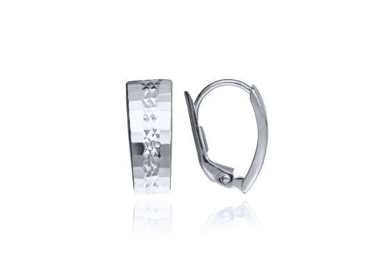 MOISS náušnice z bílého zlata