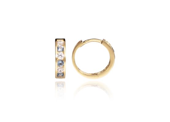 MOISS náušnice ze žlutého zlata