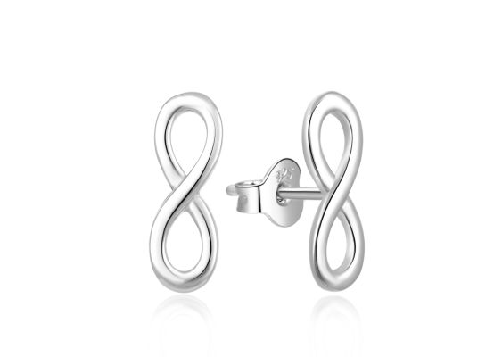 MOISS stříbrné náušnice NEKONEČNO