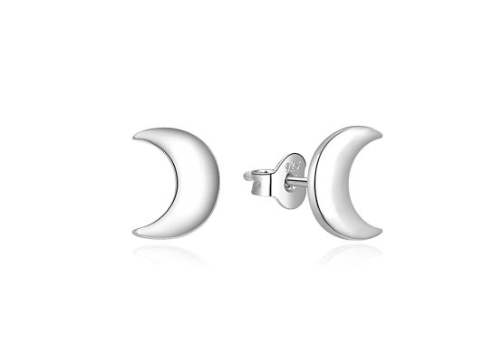 MOISS stříbrné náušnice MĚSÍC