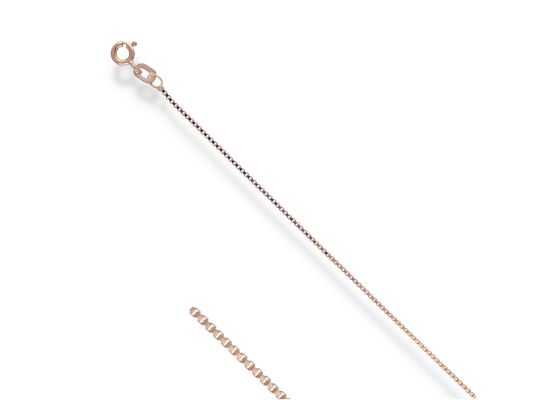 MOISS řetízek z růžového zlata CUBE