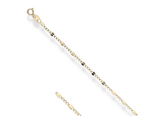 MOISS řetízkový náramek ze žlutého zlata