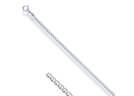 MOISS řetízkový náramek z bílého zlata MARINA