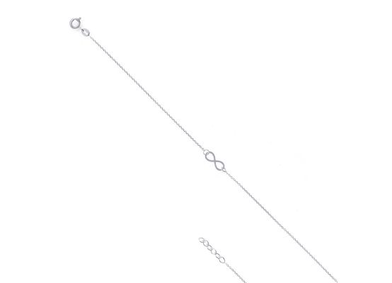 MOISS náramek z bílého zlata NEKONEČNO