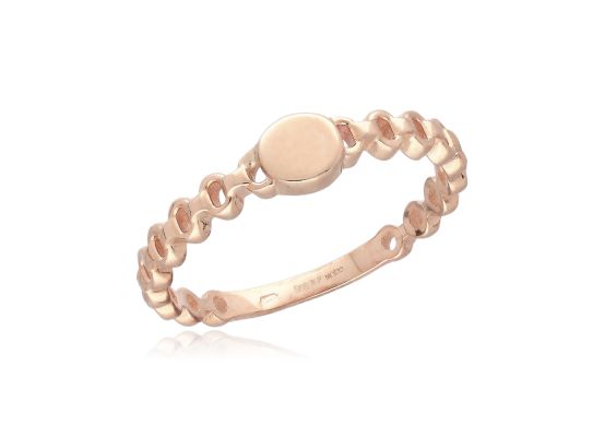 MOISS prsten z růžového zlata