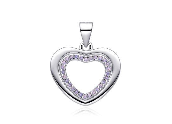 MOISS stříbrný přívěsek SRDCE