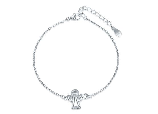 MOISS stříbrný náramek ANDĚL
