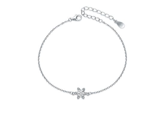 MOISS stříbrný náramek VLOČKA