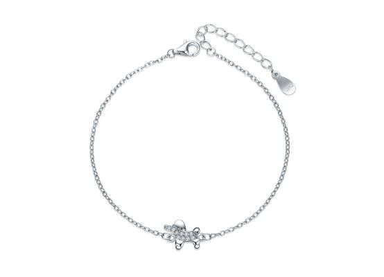 MOISS stříbrný náramek PES