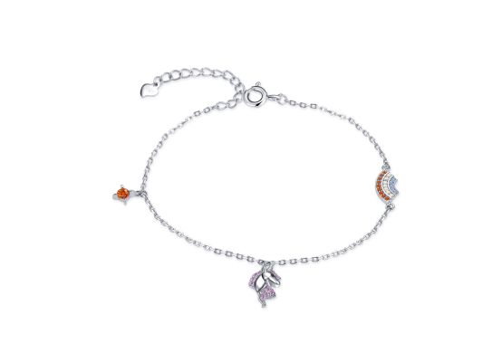 MOISS stříbrný dětský náramek JEDNOROŽEC