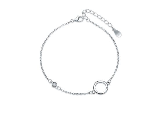 MOISS stříbrný náramek KRUH