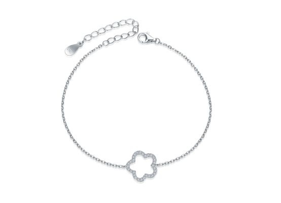 MOISS stříbrný náramek KVĚTINA