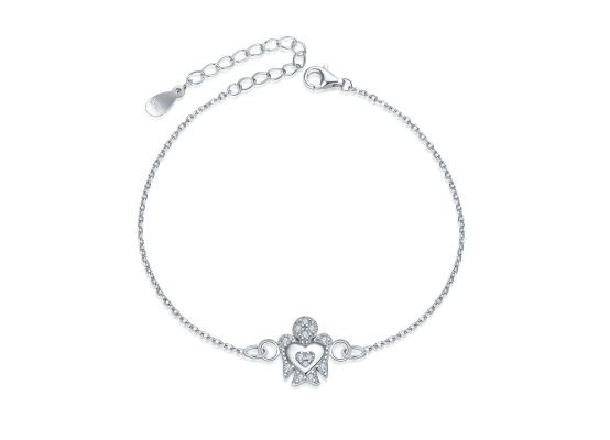 MOISS stříbrný náramek ANDĚL