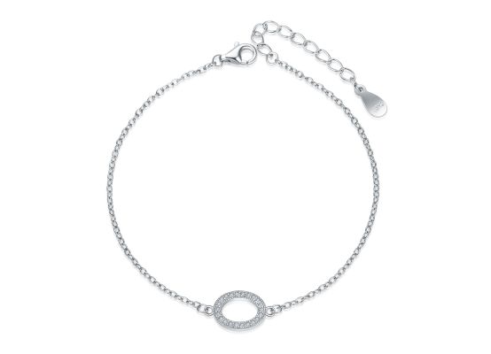 MOISS stříbrný náramek KRUH