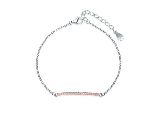 MOISS stříbrný náramek ROSE