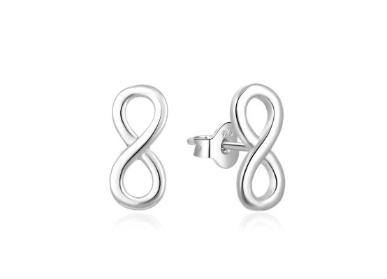 MOISS stříbrné náušnice NEKONEČNO