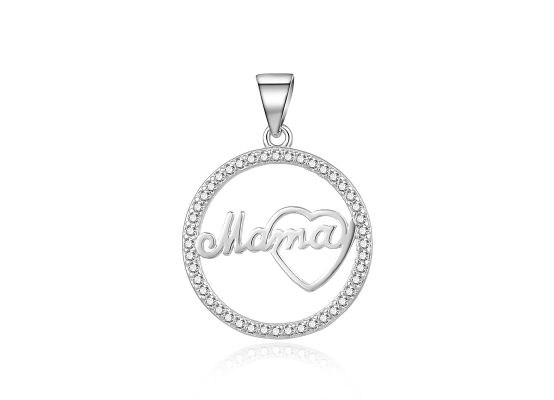 MOISS stříbrný přívěsek MAMA