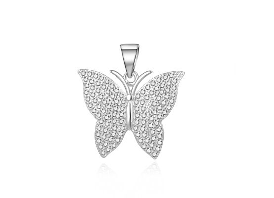 MOISS stříbrný přívěsek MOTÝL