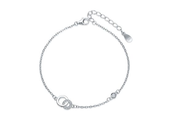 MOISS stříbrný náramek KRUHY
