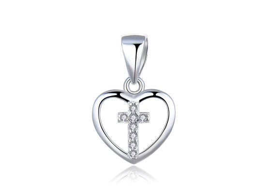 MOISS stříbrný přívěsek SRDCE